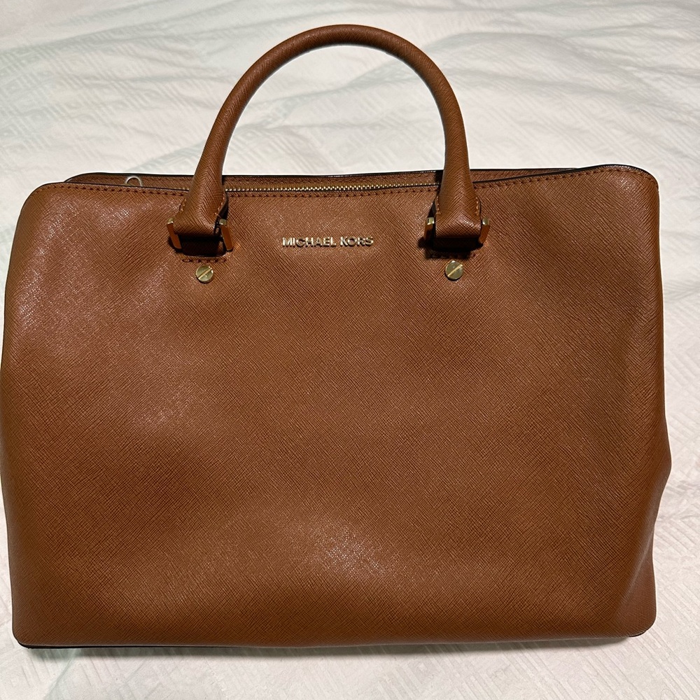 Michael Kors Tan Leather Tote